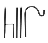 Ujjdwiurgh Ganchos de pastor para jardín, estaca de metal para exteriores, 80,5 x 10 x 1 cm