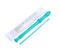 Ujjdwiurgh Green-Juego de grabadora soprano de 8 agujeros con varilla de limpieza, juego de grabadora de teclas C estilo alemán para niños, principiantes y estudiantes