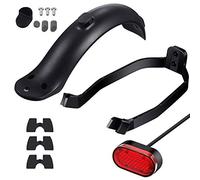 Ujjdwiurgh Guardabarros Trasero y Accesorio de Soporte con Luz Trasera para M365 / M365 Pro Scooter con Tornillos y Tapas de Tornillo