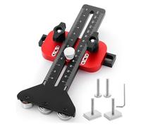 Ujjdwiurgh Guía de rasgado rápido y fino, herramienta para carpintería, plantilla de corte fino de 3 poleas, guía de plantilla de sierra de mesa para cortes precisos