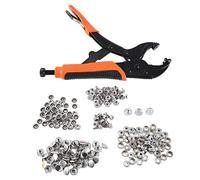 Ujjdwiurgh Herramienta de cierre a presión resistente, kit de herramientas de ajuste a presión con 60 juegos, para cubierta de barco,