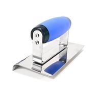 Ujjdwiurgh Herramienta de construcción de hormigón de acero inoxidable con agarre suave para yeso, cemento, estuco