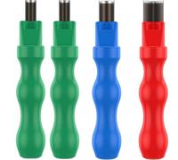 Ujjdwiurgh Herramienta de corte para lámpara de neón, 4 piezas, cortador de luz de neón portátil HSS herramienta manual de corte de tira de neón