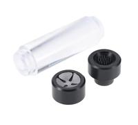 Ujjdwiurgh Herramienta de reparación de puntas de taco de piscina, herramienta moldeadora de puntas de palo de piscina, pulidor, tubo de ajuste de medidor de radio, accesorios de billar