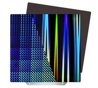 Ujjdwiurgh Hoja H1H Texturizada de Doble Cara de 310x310 Mm, Raya de Iris Flexible+Placa de Construcción Magnética Phantom H1H para -10-10S