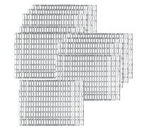 Ujjdwiurgh Hojas de barbacoa desechables de aluminio para camping, paquete de 10 unidades, se adaptan perfectamente a parrillas de parque público