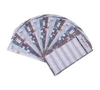 Ujjdwiurgh Hojas de carpeta de presupuesto, 60 unidades, organizador de presupuesto de gastos para gestión de presupuestos y finanzas, libro de contabilidad, organizador de facturas