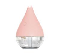 Ujjdwiurgh Humidificador con Luz Colorida, Humidificador de Niebla FríA Silencioso USB de Alto Volumen para Dormitorio y Oficina, Plantas Rosa