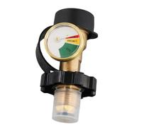 Ujjdwiurgh Indicador de nivel de presión de gas alto y bajo, adaptador de tanque de gas para exteriores