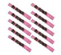 Ujjdwiurgh Instrumento de Percusión Orff Rosa, Campana de Mano, Campana de Pie, Campana de Mano para Actuación de Danza