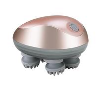 Ujjdwiurgh Instrumento EléCtrico de Masaje de Cabeza, Masajeador de Cuello y Hombros con Carga de SuccióN MagnéTica, PortáTil Multifuncional A