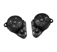 Ujjdwiurgh Interruptor de cubierta de botón para volante izquierdo y derecho para W204 W212 C200 E260 E320 Glk260