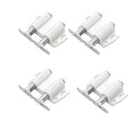 Ujjdwiurgh Interruptor de rebote automático con imán de doble apertura, cierre silencioso para muebles, gabinetes, cajones, fácil de instalar, fácil de usar, color blanco