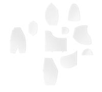 Ujjdwiurgh Juego de 10 reglas de plantilla de oso de memoria, plantillas de acolchado de costura, reglas de acolchado acrílico y plantillas de 12 pulgadas, fácil de usar