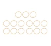 Ujjdwiurgh Juego de 15 piezas de repuesto para el pelo de violín de 29.2 pulgadas, herramientas musicales de pelo de violín, pelo de caballo, color blanco