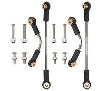 Ujjdwiurgh Juego de 2 piezas de actualización de barra de tracción de dirección para B14 B24 B16 B36 C14 C24 C44 1/16 accesorios de coche RC