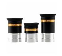 Ujjdwiurgh Juego de 3 piezas de telescopio astronómico asférico de gran angular de 1.25 pulgadas, 62 grados, 4 mm, 10 mm, 23 mm