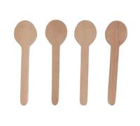 Ujjdwiurgh Juego de 4 cucharas para tallar madera de haya en blanco, sin terminar, para Whittler