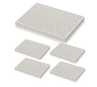 Ujjdwiurgh Juego de 4 piezas de bloque de soldadura de panal de abeja de cerámica, kit de fabricación de soldadura, herramientas de fundición de fusión