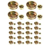 Ujjdwiurgh Juego de 48 tapones de tambor de acero para barriles y tambores de 55 galones