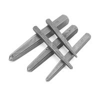 Ujjdwiurgh Juego de 5 extractores de tornillos, tipo cuadrado, recto, estriado, herramienta de extracción fácil