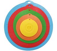 Ujjdwiurgh Juego de 5 fundas de silicona para tazones de microondas, tapa de olla de cocina, utensilios de cocina