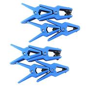 Ujjdwiurgh Juego de 8 tapones de acero para freno de coche, color azul, abrazadera de freno de aceite - rieles/líneas de freno de acero - y líneas de aire acondicionado