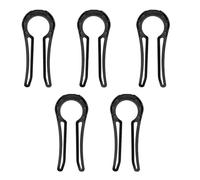 Ujjdwiurgh Juego de cubiertas de perilla de estufa para niños, 5 cerraduras de perilla de estufa de gas, cubiertas de perilla de horno para seguridad de niños y mascotas