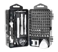 Ujjdwiurgh Juego de destornilladores mecánicos 120 en 1, juego de mini herramientas, kit de reparación de cámara de reloj y portátil