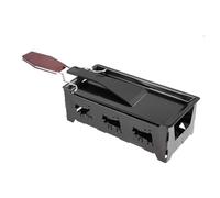 Ujjdwiurgh Juego de Estufa de Bandeja para Hornear Antiadherente PortáTil para de Queso, Herramienta para Asar una la Parrilla de Cocina con Manejar de Madera, Estufa de Queso