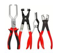 Ujjdwiurgh Juego de herramientas de abrazadera de manguera, extractor de relé, 4 alicates de línea, alicates de desconexión eléctrica