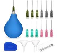 Ujjdwiurgh Juego de herramientas de cerámica para cerámica, aplicador de esmalte, botella deslizante con punta de aguja