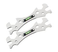 Ujjdwiurgh Juego de herramientas multifunción para baño de 2 piezas con llave de ducha horizontal, color plateado