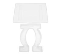 Ujjdwiurgh Juego de moldes de silicona de resina epoxi, bandeja de escritorio con pie de taburete, estante de escritorio para computadora, herramientas de fundición para manualidades