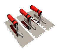 Ujjdwiurgh Juego de paletas cuadradas de acero inoxidable con muescas para instalación de azulejos de suelo de pared