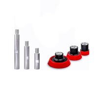 Ujjdwiurgh Juego de varillas de conexión de extensión de amoladora angular de rosca M14, 3 piezas de eje de extensión de amoladora angular con 3 almohadillas de pulido