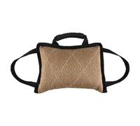 Ujjdwiurgh Juguete de entrenamiento para perros con 3 asas, almohada de lino