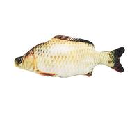 Ujjdwiurgh Juguetes para mascotas con forma de pez, juguete para masticar con hierba gatera, juguete interactivo para gatos y gatitos, 20 cm