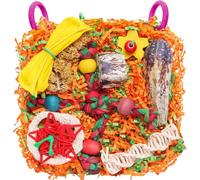 Ujjdwiurgh Juguetes para pájaros para loros pequeños y medianos, juguetes para loros para periquitos, cacatúas, tortolitos, conures