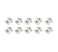 Ujjdwiurgh Kit de 20 tuercas en T M8 con cabeza de martillo en T, surtido de conectores para ranura en T