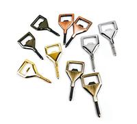 Ujjdwiurgh Kit de abridor de botellas de metal, abrebotellas de metal, abridor cuadrado de cerveza (10 piezas)