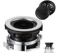 Ujjdwiurgh Kit de brida para fregadero de eliminación de basura con tapón de eliminación de basura y protector contra salpicaduras, eliminación de basura