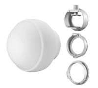 Ujjdwiurgh Kit de difusor universal con anillo adaptador para flash de cámara Speedlite, mejora la iluminación fotográfica ML-CD15