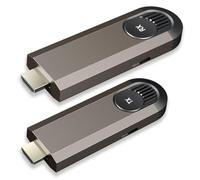Ujjdwiurgh Kit de Extensor Inalámbrico Transmisor y Receptor Inalámbrico de Audio y Vídeo de 5,8 GHz para Cámara, Computadora Portátil, PC A TV, Monitor, Proyector