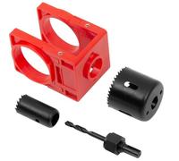 Ujjdwiurgh Kit de instalación de cerradura de puerta, kit de instalación de pomos de puerta de metal para cerrojos y cerraduras