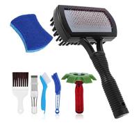 Ujjdwiurgh Kit de limpiador de aletas de aire acondicionado, limpiador de bobinas de aire acondicionado, limpiador de aletas de aire acondicionado, evaporador, reparación de radiadores