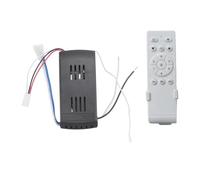 Ujjdwiurgh Kit de mando a distancia universal para ventilador de techo de repuesto para ventiladores de techo CC, luces de 6 velocidades, 40 W, función de sincronización