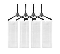 Ujjdwiurgh Kit de piezas de repuesto de cepillo lateral de filtro para aspiradora robótica Qihoo 360 S10 X100 MAX