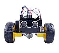 Ujjdwiurgh Kit de ProgramacióN de Robot Inteligente para AutomóVil Kit ElectróNico de Bricolaje Kit de Robot de AutomóVil Inteligente ProgramacióN Kit de ProgramacióN de Aprendizaje
