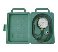 Ujjdwiurgh Kit de prueba de presión de gas del colector, kit de medidor de gas, longitud de manguera de 3.3 pies, conector de latón NPT de 1/8 pulgadas